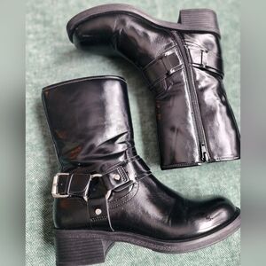 Dolce Vita Black Armonda Combat/Moto Boots